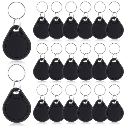 Beeveer NFC-Tags, Schlüsselanhänger, NFC-Schlüsselanhänger, Visitenkarte, kommerzielle Zugangskarten, Chip, digital, programmierbar, 504 Bytes Speicher, kompatibel mit Mobiltelefon, 20 Stück (schwarz) Beeveer NFC-Tags, Schlüsselanhänger, NFC-Schlüsselanhänger, Visitenkarte, kommerzielle Zugangskarten, Chip, digital, programmierbar, 504 Bytes Speicher, kompatibel mit Mobiltelefon, 20 Stück (schwarz) von Beeveer