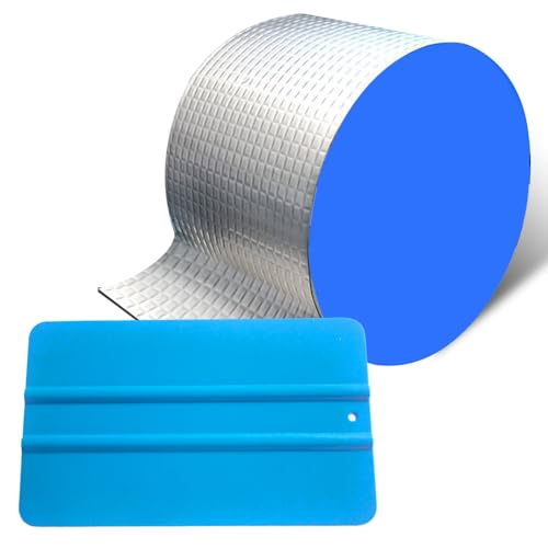 Wasserdichtes Butylband 10cm x 3m Aluminium Klebeband Bitumenband Selbstklebend Dichtungsband für Dachleckage Reparatur Oberflächenrisse Wasserrohr Wasserdichtes Butylband 10cm x 3m Aluminium Klebeband Bitumenband Selbstklebend Dichtungsband für Dachleckage Reparatur Oberflächenrisse Wasserrohr von Befitery