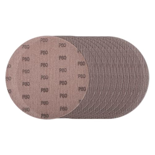 10 Stück Schleifscheiben, Schleifgitter Mesh Klett-Schleifscheiben Ø 222mm Staubfreie Schleifnetz Schleifscheibe Antiblockierende Schleifpads Schleifpapier für Deckenschleifer Trockenbauschleifer 80# 10 Stück Schleifscheiben, Schleifgitter Mesh Klett-Schleifscheiben Ø 222mm Staubfreie Schleifnetz Schleifscheibe Antiblockierende Schleifpads Schleifpapier für Deckenschleifer Trockenbauschleifer 80# von Befun