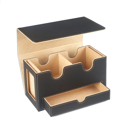 Begchy Aufbewahrungsbox für magnetische Karten, Aufbewahrungsbox mit Schublade, mit Sichtfenster, Kartenhalter für Magische Karten von Begchy