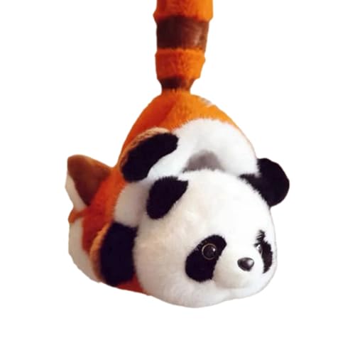 Begchy Panda verwandelt sich in ein Waschbär-Puppenkissen auf dem Schlafbett für Kinder, Geburtstagsgeschenk, Abschlussgeschenk, 35 cm von Begchy