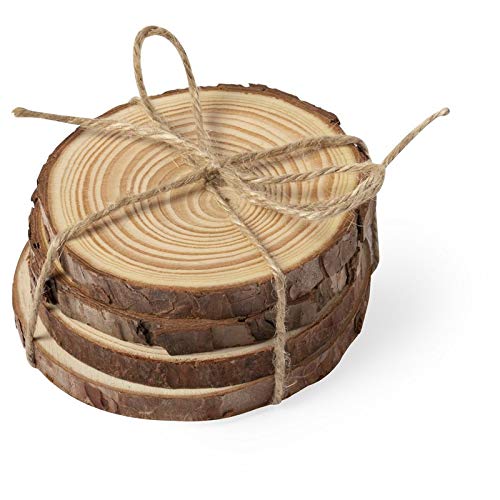 Holzscheite – Holzscheite – Set mit 8 Stück (2x Set mit 4 Stück) – 8cm/10cm Durchmesser. von Begoon