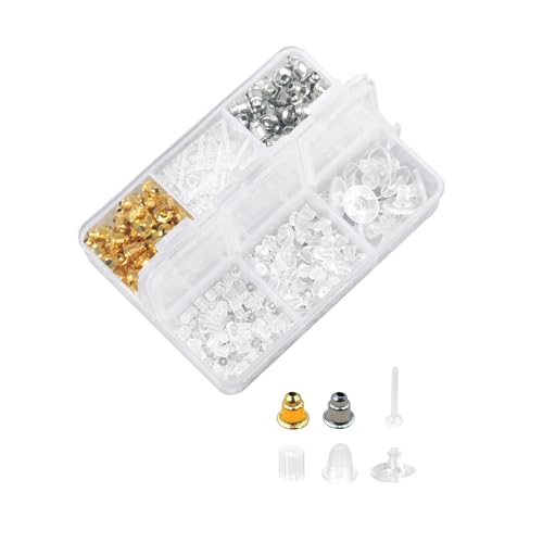 680 Stück ohrringstecker verschlüsse, ohrringe stecker verschluss, ohrring verschlüsse, ohrringe verschluss silicon, ohrring rücken mit Box für DIY Ohrringe für Ohrring-Verschlüsse 680 Stück ohrringstecker verschlüsse, ohrringe stecker verschluss, ohrring verschlüsse, ohrringe verschluss silicon, ohrring rücken mit Box für DIY Ohrringe für Ohrring-Verschlüsse von Beichi