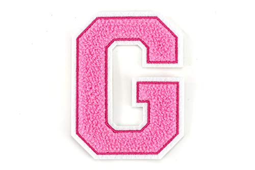 Frottee Buchstabe A-Z | Rosa, Pink, Weiß | 9,5 cm hoch | Varsity Letter G Frottee Buchstabe A-Z | Rosa, Pink, Weiß | 9,5 cm hoch | Varsity Letter G von Beichi