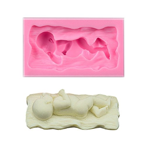 Beiersi Baby Silikon Form für Fondant Marzipan Tortendeko Ausstecher Seife Dekoration Werkzeug (Stil 10) von Beiersi