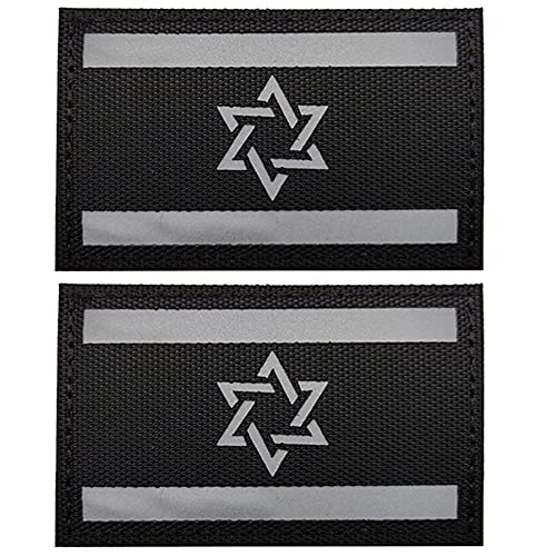 2 stücke Israel Flagge Reflektierende Patch Taktische Militär IR Moral Armband Patches Loop Haken Nähen auf Abzeichen Applique Schulter Verschluss Rückseite für Kleidung Rucksack Jacken Mantel Weste 2 stücke Israel Flagge Reflektierende Patch Taktische Militär IR Moral Armband Patches Loop Haken Nähen auf Abzeichen Applique Schulter Verschluss Rückseite für Kleidung Rucksack Jacken Mantel Weste von Beifeitu