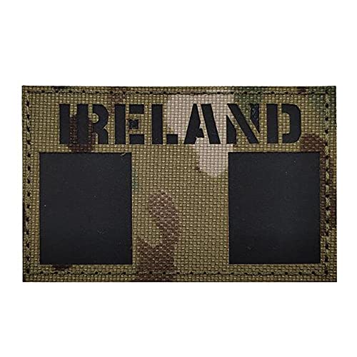 Reflektierender Aufn?her mit Irland-Flagge, zum Selbermachen, taktisch, milit?risch, Moral, Infrarot-Weste, Patches, Emblem, Applikation, Befestigung, zum Aufn?hen f?r Kleidung, Rucksack, Armband, H?te, Jacken von Beifeitu