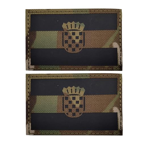 Reflektierender Aufnäher mit Kroatien-Flagge, zum Selbermachen, taktische Militärmoral, IR-Infrarot-Weste, Abzeichen, Emblem, Applikation, Schulterrückseite, zum Aufnähen für Kleidung, Rucksack, Reflektierender Aufnäher mit Kroatien-Flagge, zum Selbermachen, taktische Militärmoral, IR-Infrarot-Weste, Abzeichen, Emblem, Applikation, Schulterrückseite, zum Aufnähen für Kleidung, Rucksack, von Beifeitu