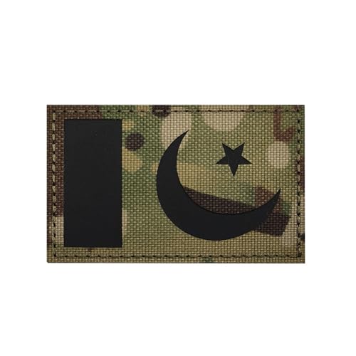 Reflektierender Aufnäher mit Pakistan-Flagge, IR-Infrarot-Weste, Abzeichen, Emblem, Applikation, Verschluss, Rückseite, zum Aufnähen für Kleidung, Rucksack, Armband, Hüte, Jacken Reflektierender Aufnäher mit Pakistan-Flagge, IR-Infrarot-Weste, Abzeichen, Emblem, Applikation, Verschluss, Rückseite, zum Aufnähen für Kleidung, Rucksack, Armband, Hüte, Jacken von Beifeitu