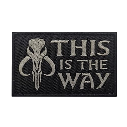 This is The Way Mandalorian Vollhelm-inspiriert, Militär-Patch-Verschluss, Klettverschluss, taktische Abzeichen, bestickte Stoff-Patches This is The Way Mandalorian Vollhelm-inspiriert, Militär-Patch-Verschluss, Klettverschluss, taktische Abzeichen, bestickte Stoff-Patches von Beifeitu