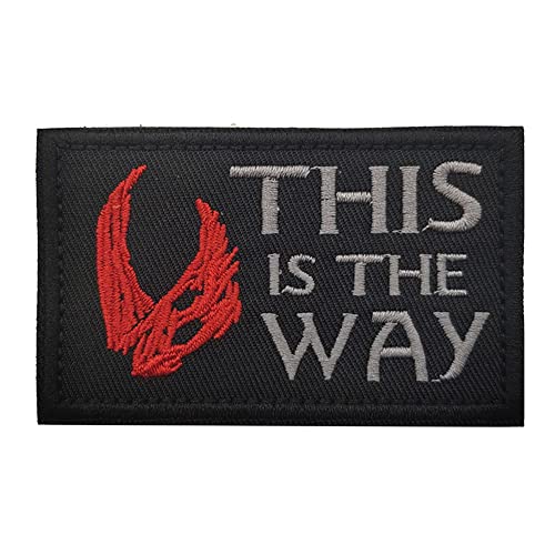 This is The Way Mandalorian Vollhelm-inspiriert, Militär-Patch-Verschluss, Klettverschluss, taktische Abzeichen, bestickte Stoff-Patches This is The Way Mandalorian Vollhelm-inspiriert, Militär-Patch-Verschluss, Klettverschluss, taktische Abzeichen, bestickte Stoff-Patches von Beifeitu