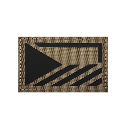 Tschechische Republik, reflektierender Aufnäher, Infrarot, IR, taktisch, bestickt, Hakenaufnäher, Khaki, Abzeichen, Emblem, Applikation, Armband, zum Aufnähen für Taschen, Hüte, Jacken, Uniform Tschechische Republik, reflektierender Aufnäher, Infrarot, IR, taktisch, bestickt, Hakenaufnäher, Khaki, Abzeichen, Emblem, Applikation, Armband, zum Aufnähen für Taschen, Hüte, Jacken, Uniform von Beifeitu