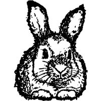 Holzstempel "Häschen" von Rayher