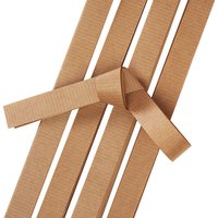 Papierstreifen "Kraftpapier", 15 mm, 80 Streifen von Beige