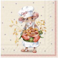 Serviette "Mäusebäcker" von Ihr