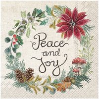 Serviette "Peace and Joy" - 20 Stück Serviette "Peace and Joy" - 20 Stück von Ihr