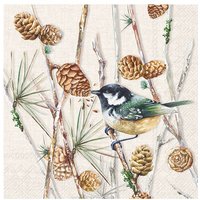Serviette "Vogel auf Zweig" Serviette "Vogel auf Zweig" von Ihr