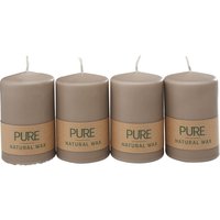 Stumpenkerze "Pure Natural Wax", Ø 6 x 9 cm - Sand Stumpenkerze "Pure Natural Wax", Ø 6 x 9 cm - Sand von Wenzel
