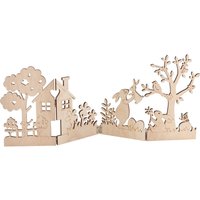 VBS Holz-Silhouette "Hasen im Garten" VBS Holz-Silhouette "Hasen im Garten" von VBS