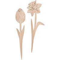 VBS Holz-Stecker Blumen "Tulpe und Narzisse" von VBS