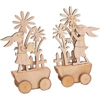 VBS Holz-Steckmotiv "Rasende Osterhasen" VBS Holz-Steckmotiv "Rasende Osterhasen" von VBS