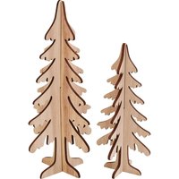 VBS Holz-Steckmotiv "Tannenbäume", 2er-Set VBS Holz-Steckmotiv "Tannenbäume", 2er-Set von VBS