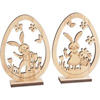 VBS Holz-Steckmotive Eier "Hanni und Nanni" VBS Holz-Steckmotive Eier "Hanni und Nanni" von VBS