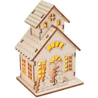 VBS Holzbausatz "Haus mit Turm und Schneemann", inkl. LED VBS Holzbausatz "Haus mit Turm und Schneemann", inkl. LED von VBS