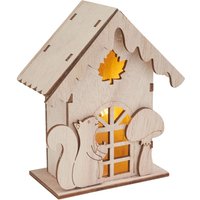 VBS Holzbausatz "Herbsthaus", inkl. LED - Eichhörnchen VBS Holzbausatz "Herbsthaus", inkl. LED - Eichhörnchen von VBS