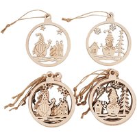 VBS Weihnachtsanhänger "Wichtel und Schneemann" von VBS