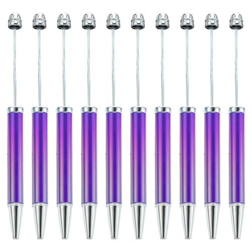 Beimus 10 Stück mehrfarbiger Perlenstift, glattes Schreiben, Perlenstift, 1,0 mm, Perlen-Kugelschreiber, Neuheit, Schreibwaren Beimus 10 Stück mehrfarbiger Perlenstift, glattes Schreiben, Perlenstift, 1,0 mm, Perlen-Kugelschreiber, Neuheit, Schreibwaren von Beimus