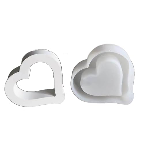 Beimus Aushöhlbare Formen aus Epoxidharz, Herzform, Silikon, für Valentinstag Beimus Aushöhlbare Formen aus Epoxidharz, Herzform, Silikon, für Valentinstag von Beimus