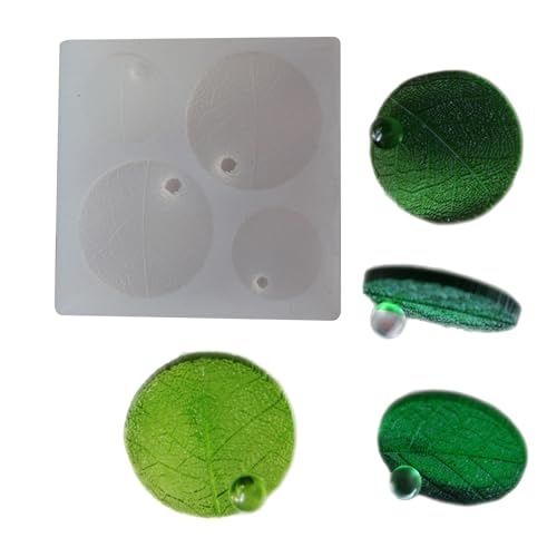 Beimus Flexible Silikonform zum Basteln von Wassertropfen- und Blattformen aus Harz, mit klaren Details zum Basteln Beimus Flexible Silikonform zum Basteln von Wassertropfen- und Blattformen aus Harz, mit klaren Details zum Basteln von Beimus