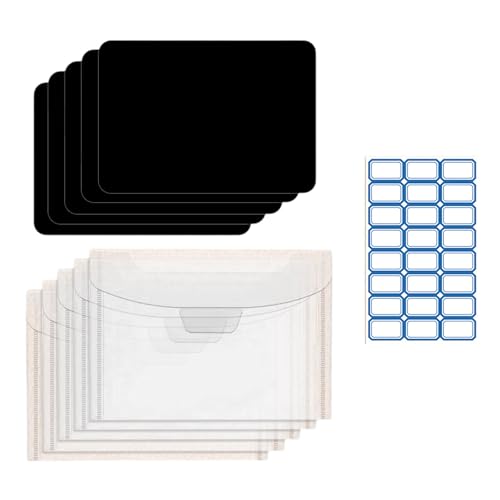Beimus Gummiblätter mit transparenten Stanzformen, Aufbewahrungsbeutel, Mehrzweck-Stanzformen, Schablone, Organizer, Umschläge, Aufkleber, beschriftetes Zubehör von Beimus