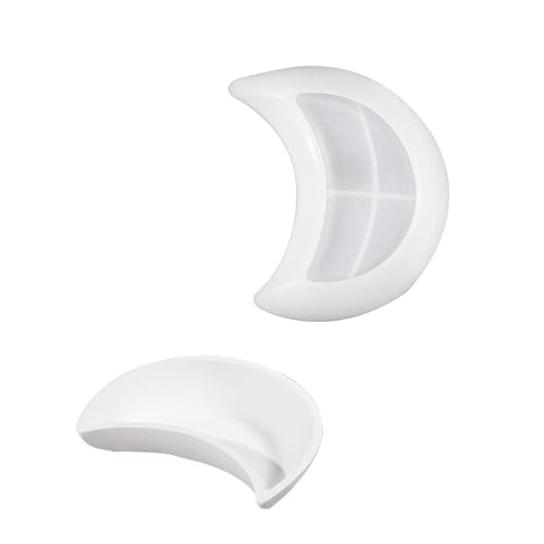 Beimus Kreative Mondförmige Displayplatte, Silikonform für Bastelplatten, mit Gläser-Finish und leicht zu lösen Beimus Kreative Mondförmige Displayplatte, Silikonform für Bastelplatten, mit Gläser-Finish und leicht zu lösen von Beimus