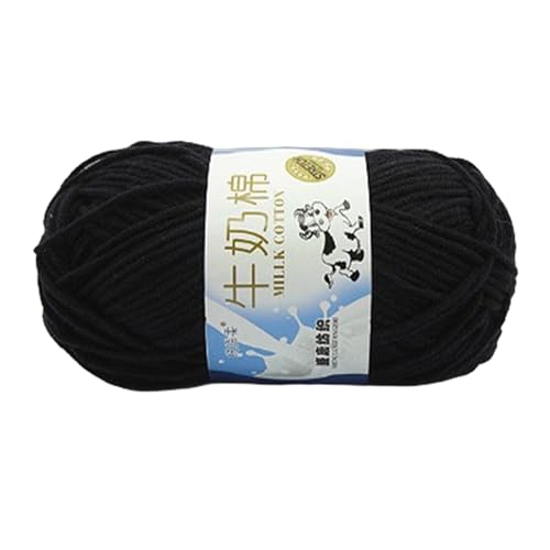 Beimus Milch-Baumwollgarn, Handstrickgarn, mehrfarbig, weiches Garn, Baumwollfäden, Baby-Häkelgarn für Schals, Decken, Schals von Beimus