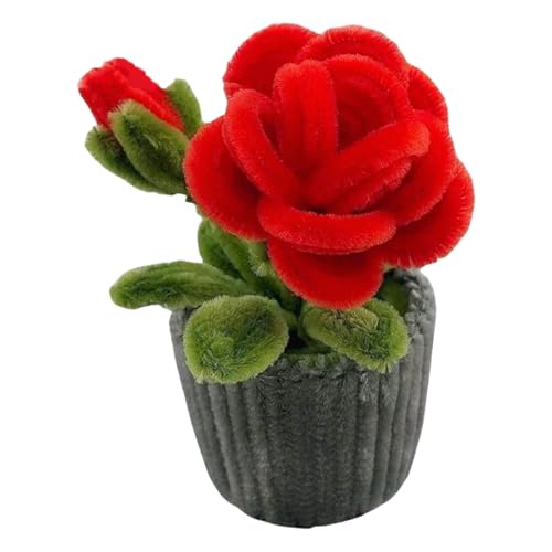 Beimus Plüschstiele, Topfpflanzen-Bastelset, handgefertigte Plüschstiele, Topfblumen-Set für Kinder, Erwachsene, Schule, Kunst, Handwerk, Zuhause Beimus Plüschstiele, Topfpflanzen-Bastelset, handgefertigte Plüschstiele, Topfblumen-Set für Kinder, Erwachsene, Schule, Kunst, Handwerk, Zuhause von Beimus