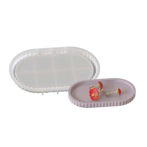 Beimus Praktische ovale gestreifte Silikonform zum Basteln, individualisierter Aschenbecher und Beimus Praktische ovale gestreifte Silikonform zum Basteln, individualisierter Aschenbecher und von Beimus