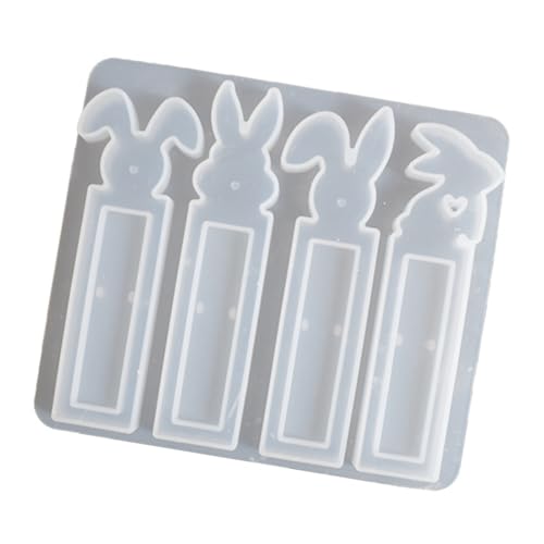 Beimus Silikonformen-Set mit 4 Mulden, Osterhasen, zum Basteln und Dekorieren, Spardose, Kerzen, Gießharze von Beimus