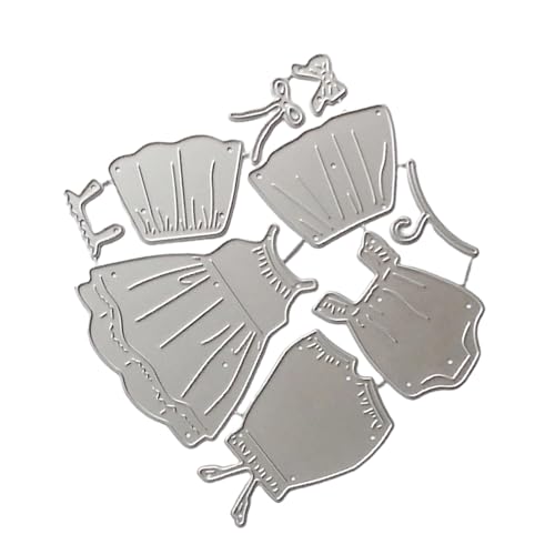 Beimus Stanzformen für Kleider, Röcke, Metall, für Scrapbooking, Fotokarten, Scrapbooking von Beimus