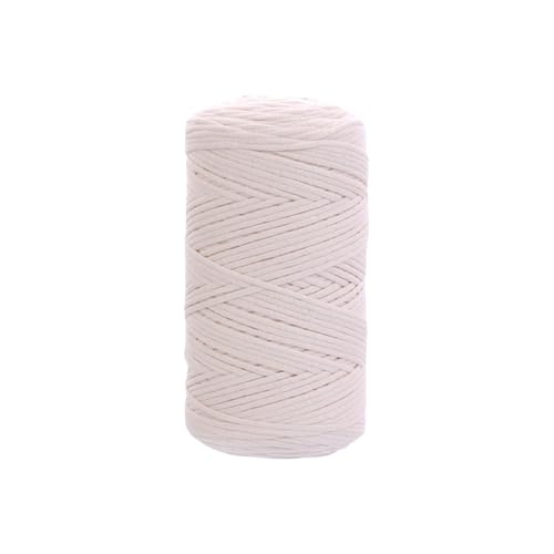 Beimus Weiches Milch-Baumwollgarn, weiches Häkelgarn, 3 mm breit, weiches Babydeckengarn zum Häkeln, Weben, Pullover, 250 g Beimus Weiches Milch-Baumwollgarn, weiches Häkelgarn, 3 mm breit, weiches Babydeckengarn zum Häkeln, Weben, Pullover, 250 g von Beimus