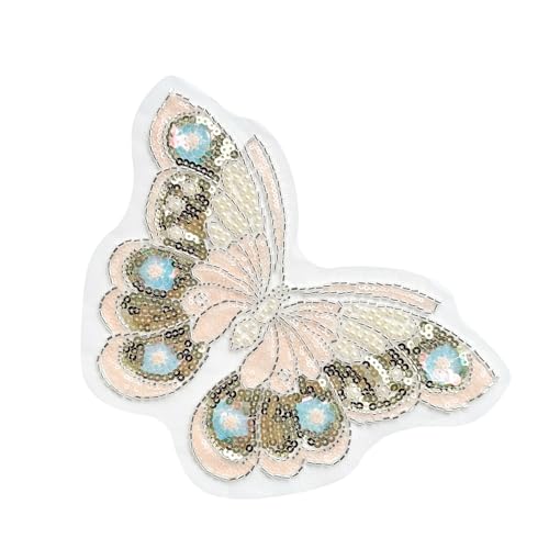 Schnell klebendes Schmetterlings-Stickerei-Design mit abwechslungsreichen Pailletten, Hochzeitsdekorationen für Textildekoration, dimensionale bestickte Flicken, Hochzeitsdekorationen Schnell klebendes Schmetterlings-Stickerei-Design mit abwechslungsreichen Pailletten, Hochzeitsdekorationen für Textildekoration, dimensionale bestickte Flicken, Hochzeitsdekorationen von Beimus