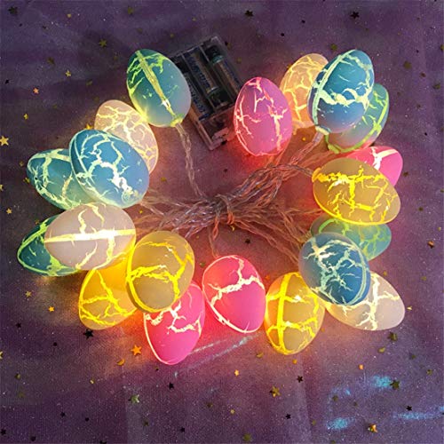 Ostereier LED Lichterketten, 3 Meter 20LED Ostereier Lichter, Batteriebetriebene Lichterkette für zu Hause Hochzeit Geburtstagsfeier Osterfeier Dekoration Ostereier LED Lichterketten, 3 Meter 20LED Ostereier Lichter, Batteriebetriebene Lichterkette für zu Hause Hochzeit Geburtstagsfeier Osterfeier Dekoration von BeisDirect