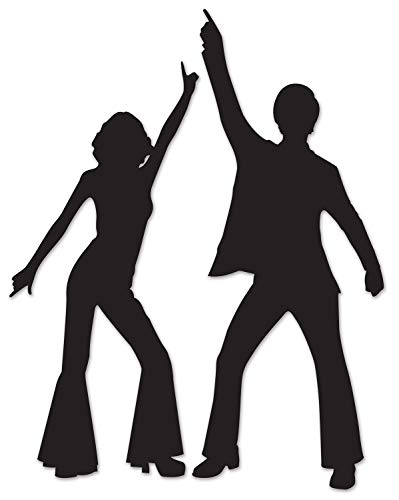 Beistle Disco-Silhouetten, 83,2 cm und 92,7 cm, schwarz, 54618, 83,2 x 92,7 cm Beistle Disco-Silhouetten, 83,2 cm und 92,7 cm, schwarz, 54618, 83,2 x 92,7 cm von Beistle