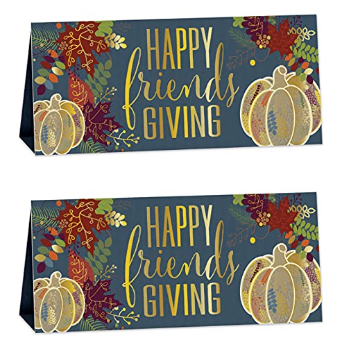 Beistle 2 Stück dreidimensionale Folie Karton Papier Herbst Happy Friendsgiving Tischdekoration Thanksgiving Day Freunde Party Dekorationen, 15,9 x 34,3 cm, mehrfarbig Beistle 2 Stück dreidimensionale Folie Karton Papier Herbst Happy Friendsgiving Tischdekoration Thanksgiving Day Freunde Party Dekorationen, 15,9 x 34,3 cm, mehrfarbig von Beistle