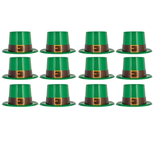 Beistle 30039 Leprechaun Zylinderhut, Kunststoff, grün/schwarz/gold Beistle 30039 Leprechaun Zylinderhut, Kunststoff, grün/schwarz/gold von Beistle
