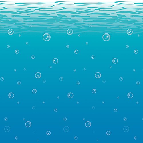 Beistle 52071 Undersea Backdrop, 4-Feet von 30-Feet von Beistle