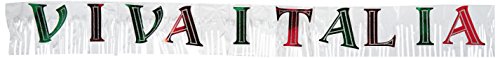 Beistle 57310 Viva Italia Banner, metallisch, 25,4 cm x 24,4 cm Beistle 57310 Viva Italia Banner, metallisch, 25,4 cm x 24,4 cm von Beistle