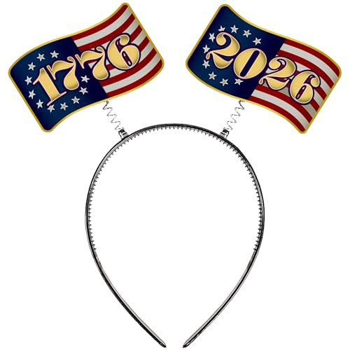 Beistle Semiquincentennial Boppers – 2er-Pack festliche patriotische Accessoires für Veranstaltungen zum 250. Jahrestag, 4. Juli und Gemeinschaftsfeiern von Beistle