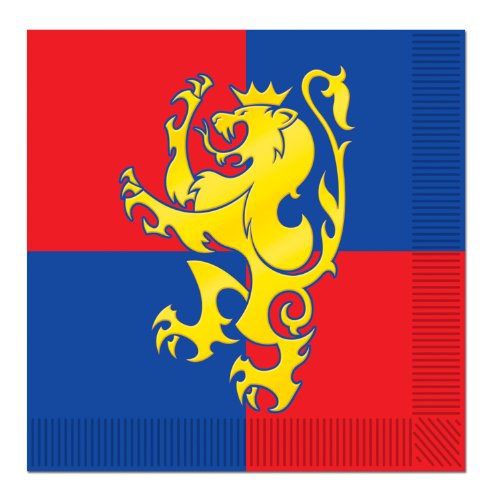 Beistle Servietten, Motiv Mittelalteralterzeit, mehrfarbig Beistle Servietten, Motiv Mittelalteralterzeit, mehrfarbig von Beistle